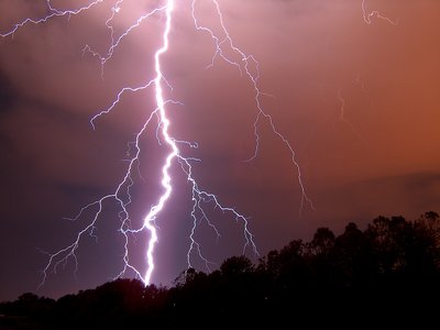 Blitz und Donner - für viele Hunde ein Problem! Foto:@shutterstock.com/Lightning strike